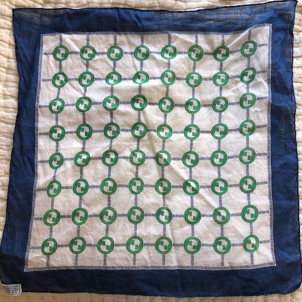 Vintage Gucci handkerchief 1960s